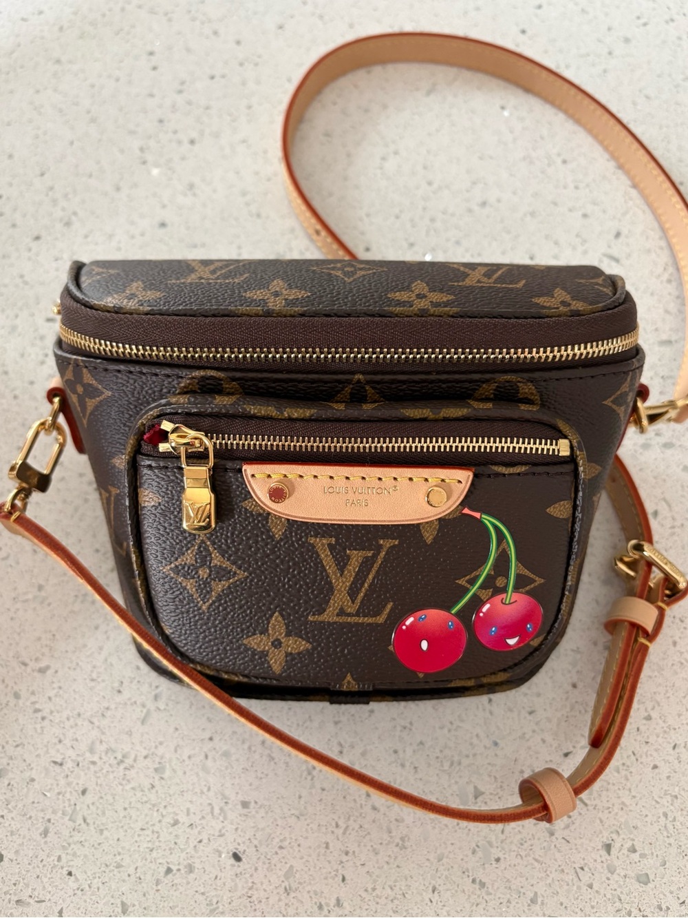Louis Vuitton Murakami Cherry Monogram Crossbody Bumbag